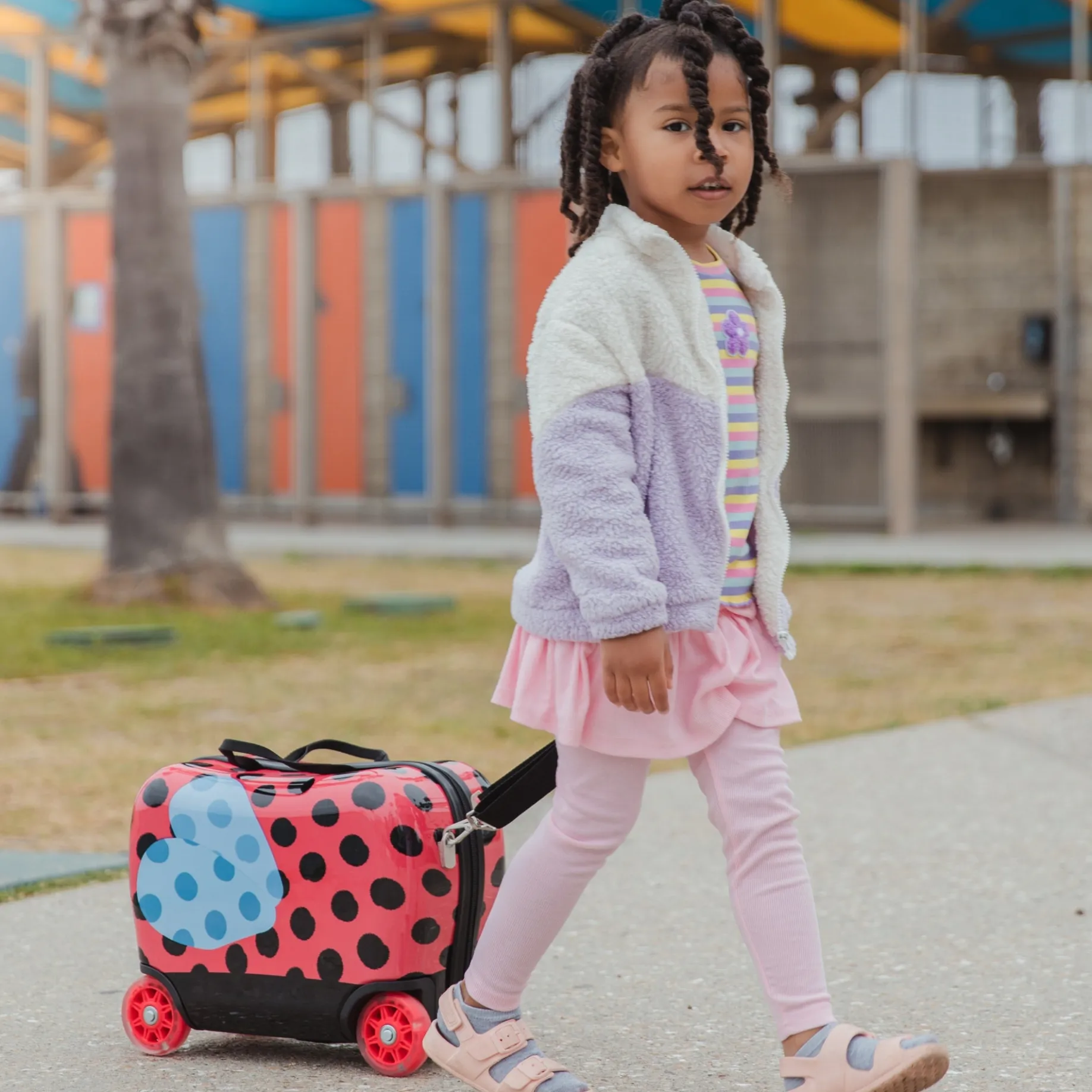 Lady Bug Ride-On - 4-Rollen-Kindertrolley 40.5 cm (lady bug)