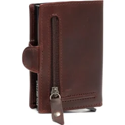 Lagos - Kreditkartenetui 6cc 10 cm RFID (braun)