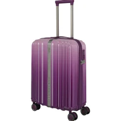 LASCANA Edition - 4-Rollen-Kabinentrolley 55 cm (purple degrade)