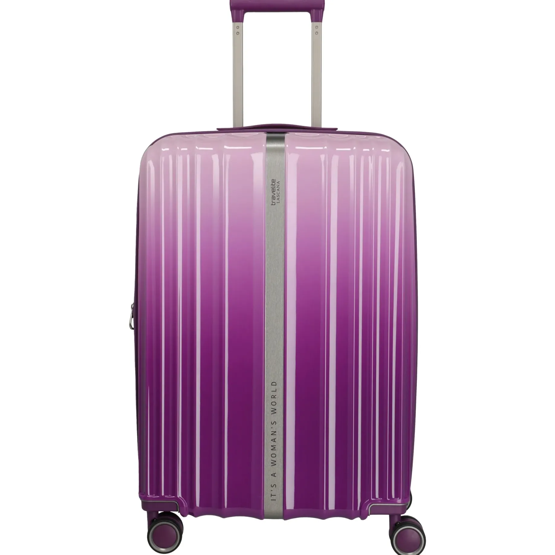 LASCANA Edition - 4-Rollen-Trolley 65 cm erw. (purple degrade)