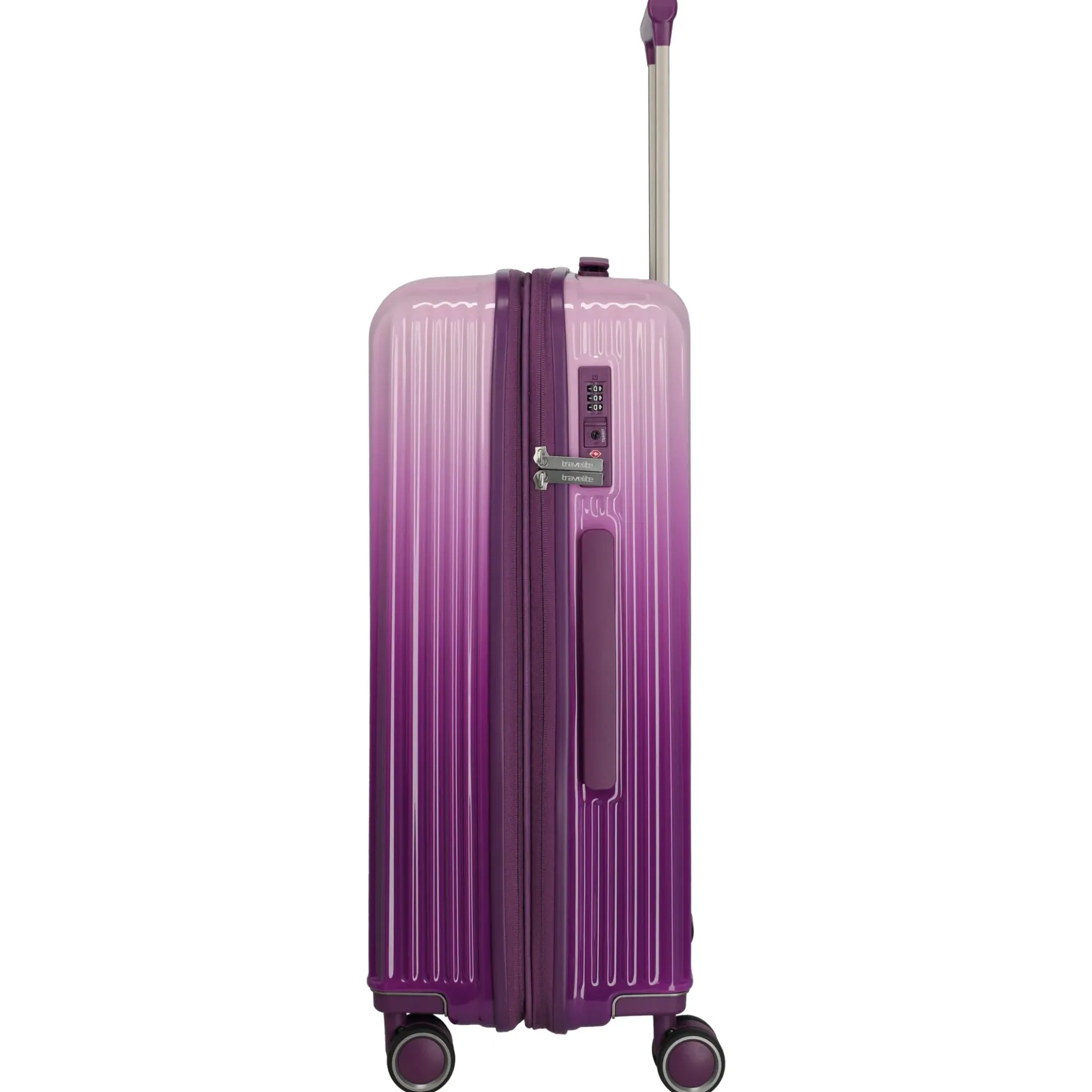 LASCANA Edition - 4-Rollen-Trolley 65 cm erw. (purple degrade)