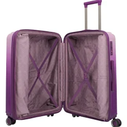 LASCANA Edition - 4-Rollen-Trolley 65 cm erw. (purple degrade)