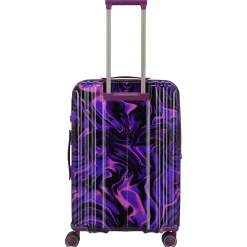 LASCANA Edition - 4-Rollen-Trolley 65 cm (purple swirl)