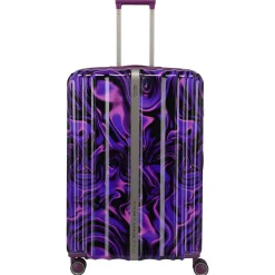 LASCANA Edition - 4-Rollen-Trolley 76 cm (purple swirl)