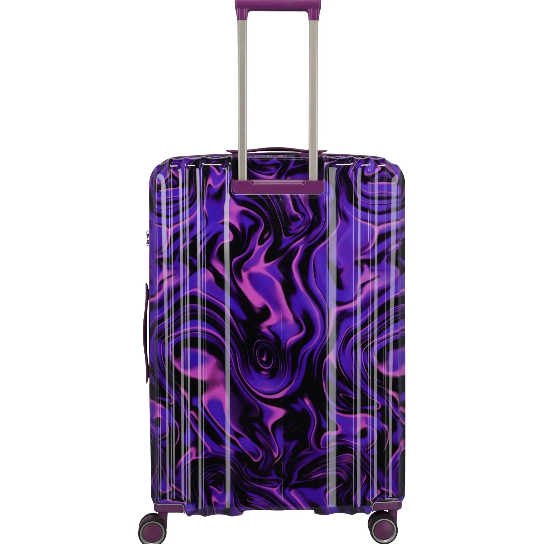 LASCANA Edition - 4-Rollen-Trolley 76 cm (purple swirl)