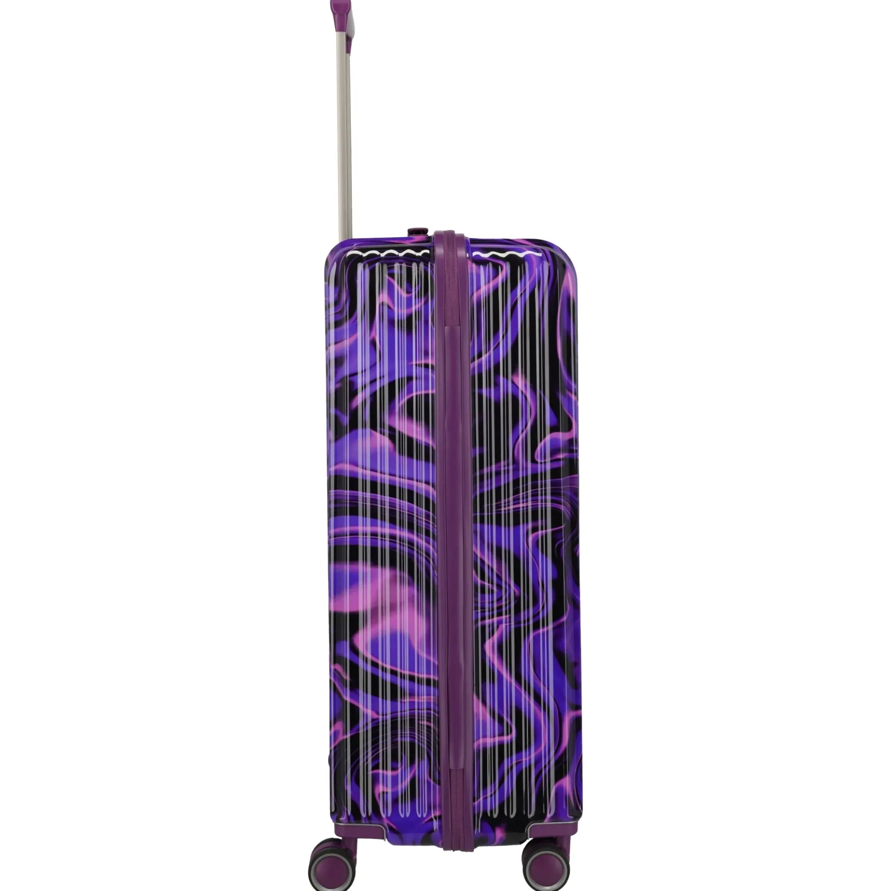 LASCANA Edition - 4-Rollen-Trolley 76 cm (purple swirl)