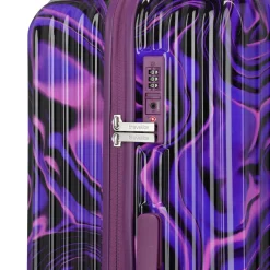 LASCANA Edition - 4-Rollen-Trolley 76 cm (purple swirl)