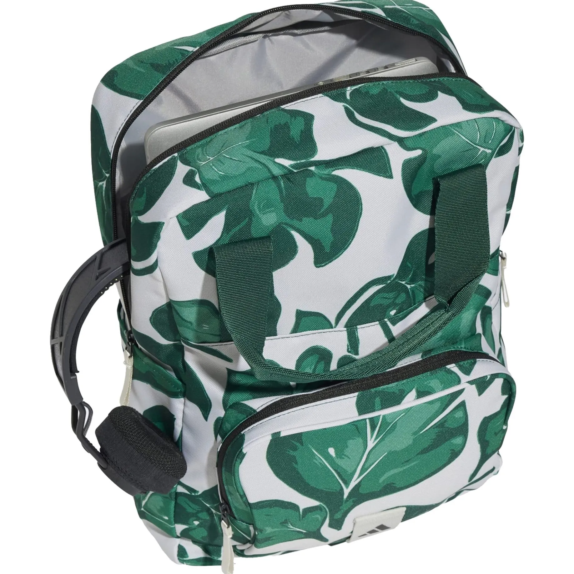 Leaf Print Women - Rucksack 40 cm (orbit grey/collegiate green/green/semi court green)