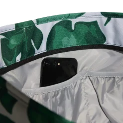 Leaf Print Women - Tragetasche (orbit grey/collegiate green/green/semi court green)