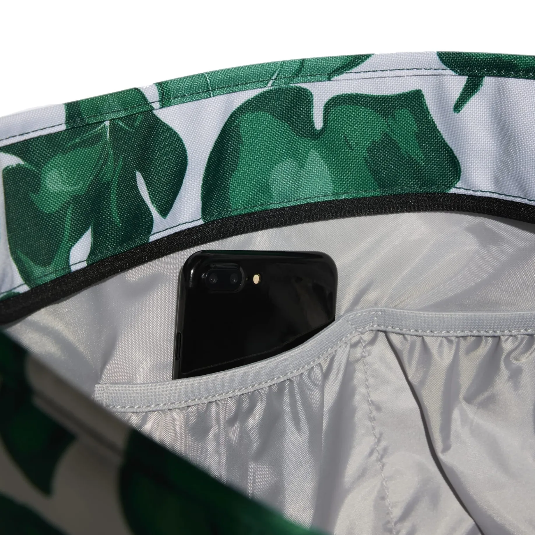 Leaf Print Women - Tragetasche (orbit grey/collegiate green/green/semi court green)