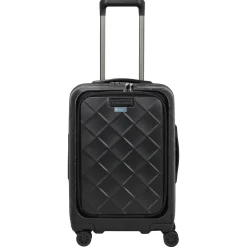 Leather and More - 4-Rollen-Kabinentrolley Vortasche 15" 55 cm S (matt black)