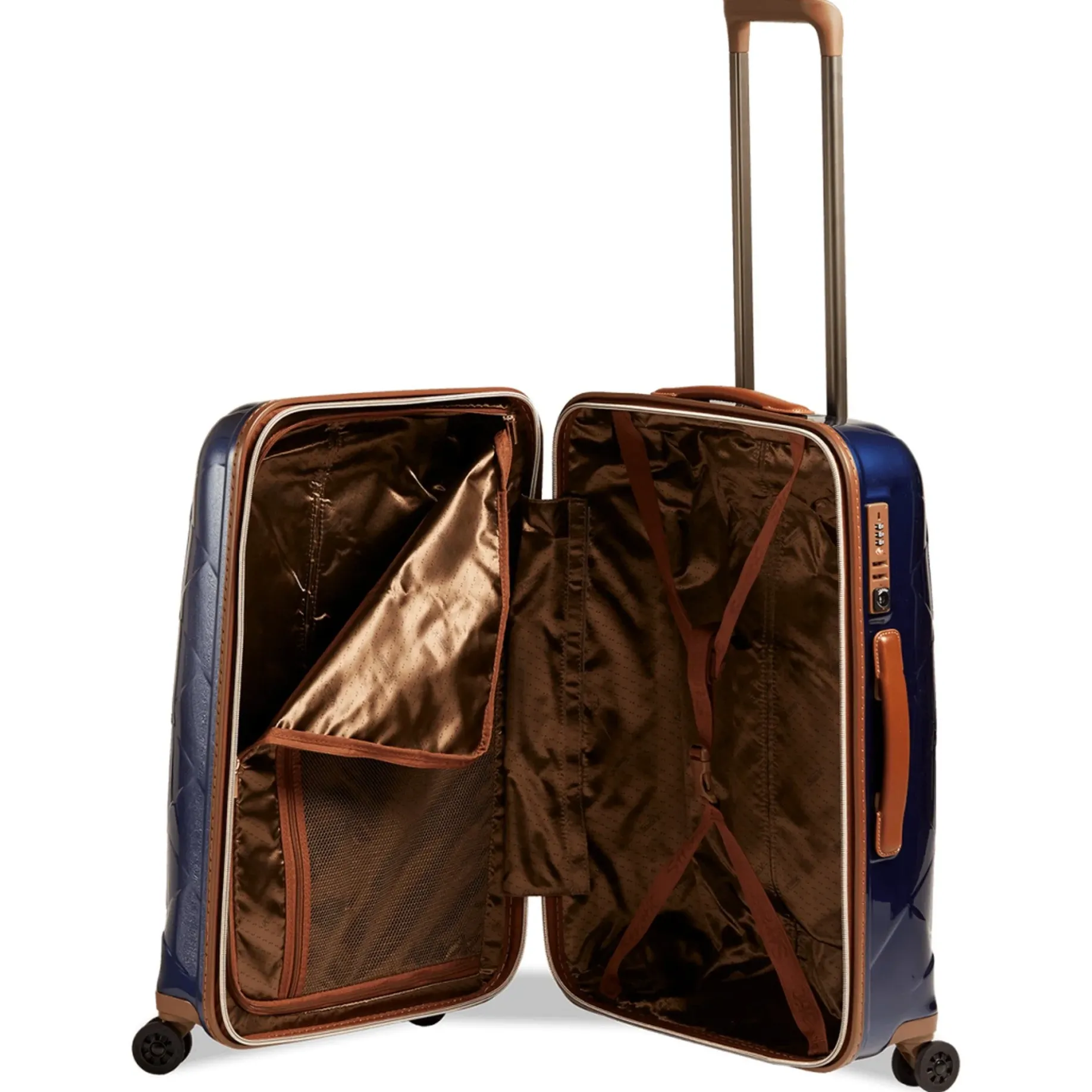 Leather and More - 4-Rollen-Trolley 66 cm M (blue)