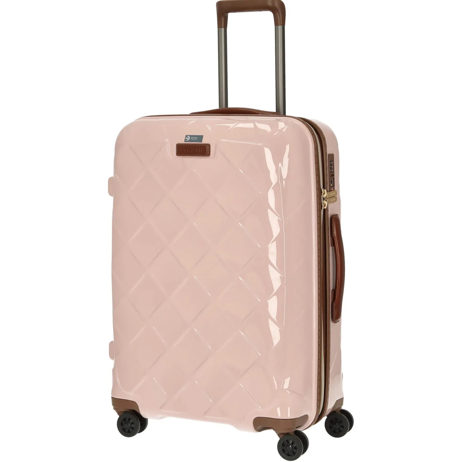 Leather and More - 4-Rollen-Trolley 66 cm M (rose)