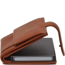 Leipzig - Kreditkartenetui 6cc 10 cm RFID (cognac)