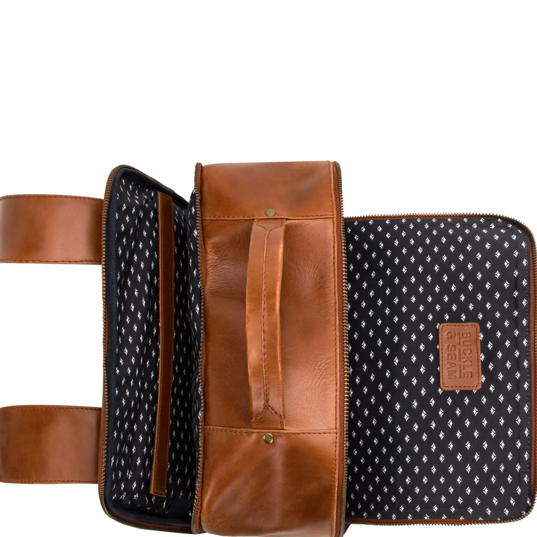Leon - Rucksack 15" 41 cm (cognac/dots)