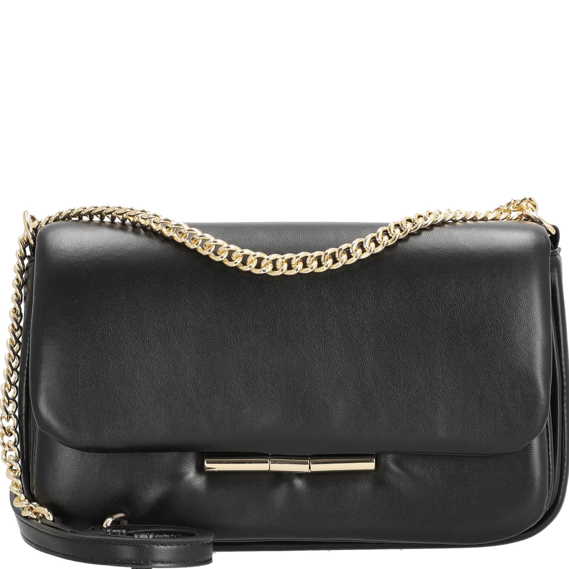 Lesja - Umhängetasche 27 cm (black/gold)