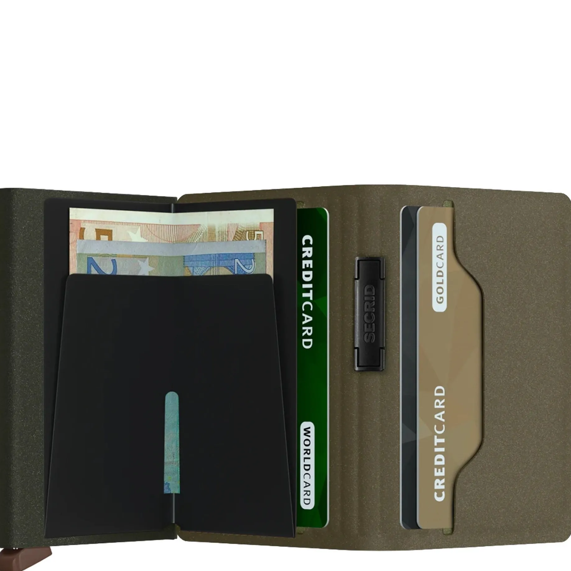 Liba Bandwallet - Geldbörse 6cc 10.2 cm RFID (green-orange)