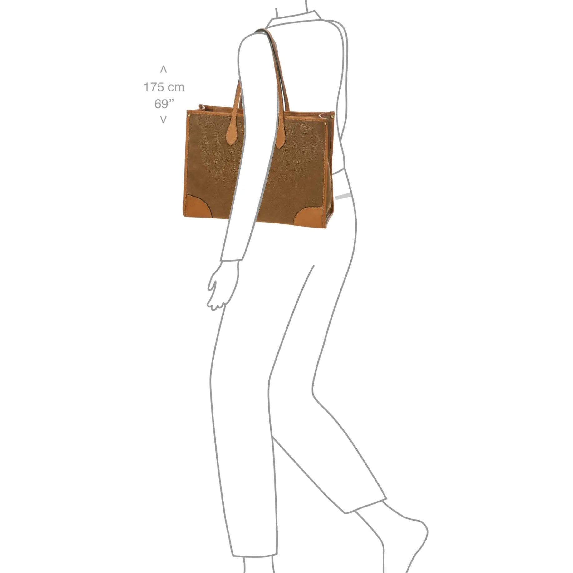 Life - Shopper 14,1" 40.5 cm (camel)