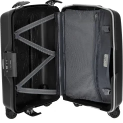 Light - 4-Rollen-Kabinentrolley S 55 cm (nero)