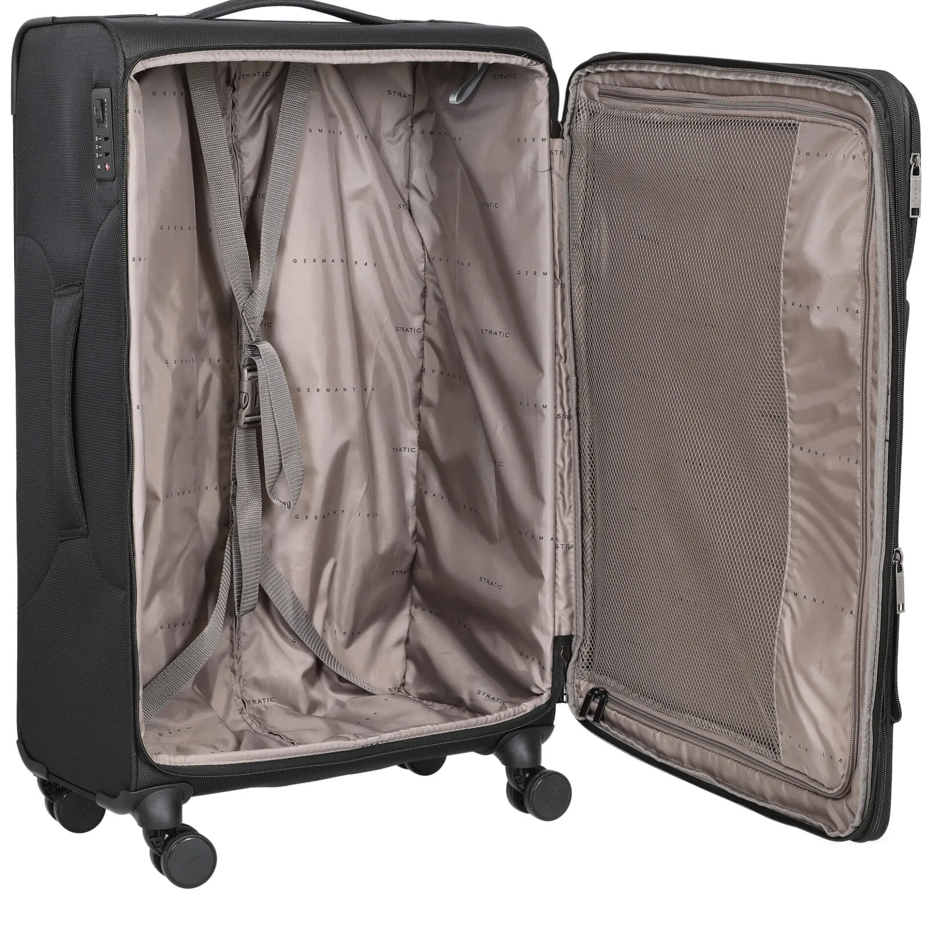 Light+ - 4-Rollen-Trolley 80 cm L erw. (black)