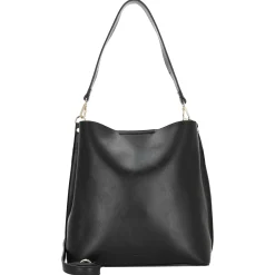 Lilla Ro Midi Hobo - Schultertasche 30 cm (schwarz)