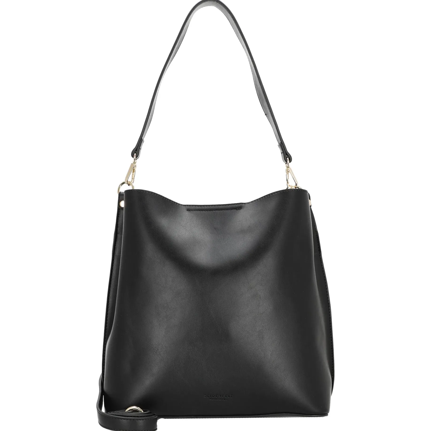 Lilla Ro Midi Hobo - Schultertasche 30 cm (schwarz)