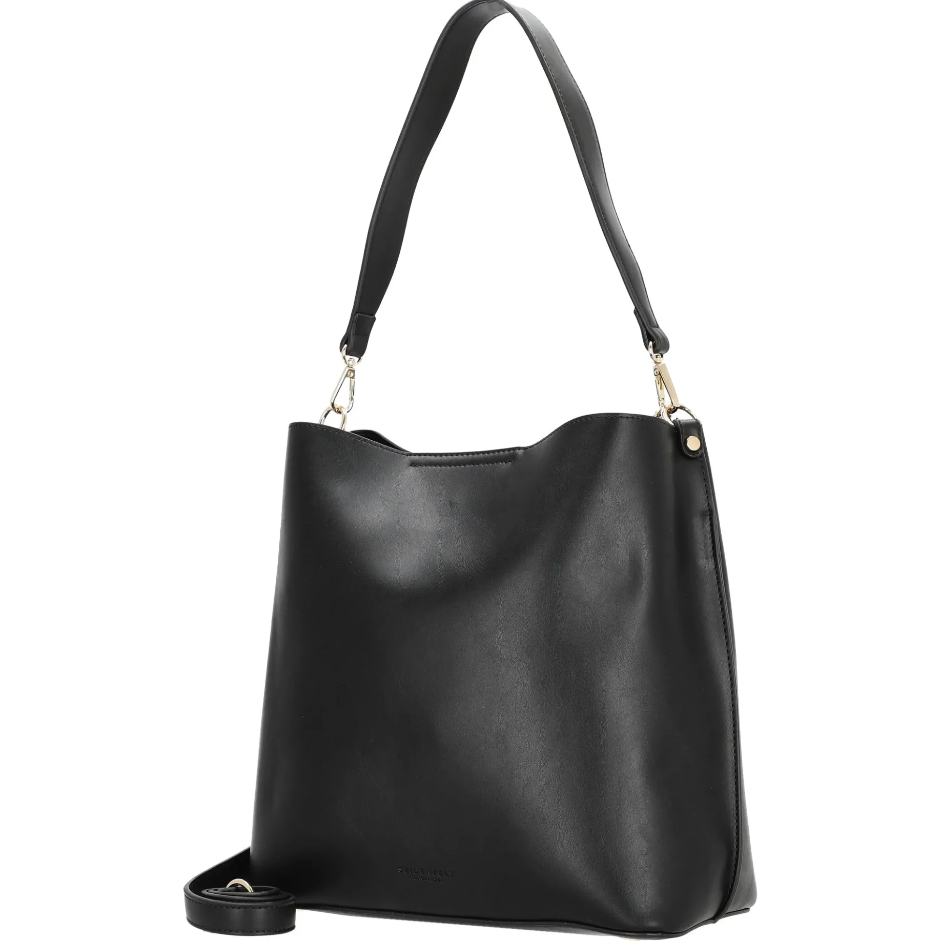 Lilla Ro Midi Hobo - Schultertasche 30 cm (schwarz)