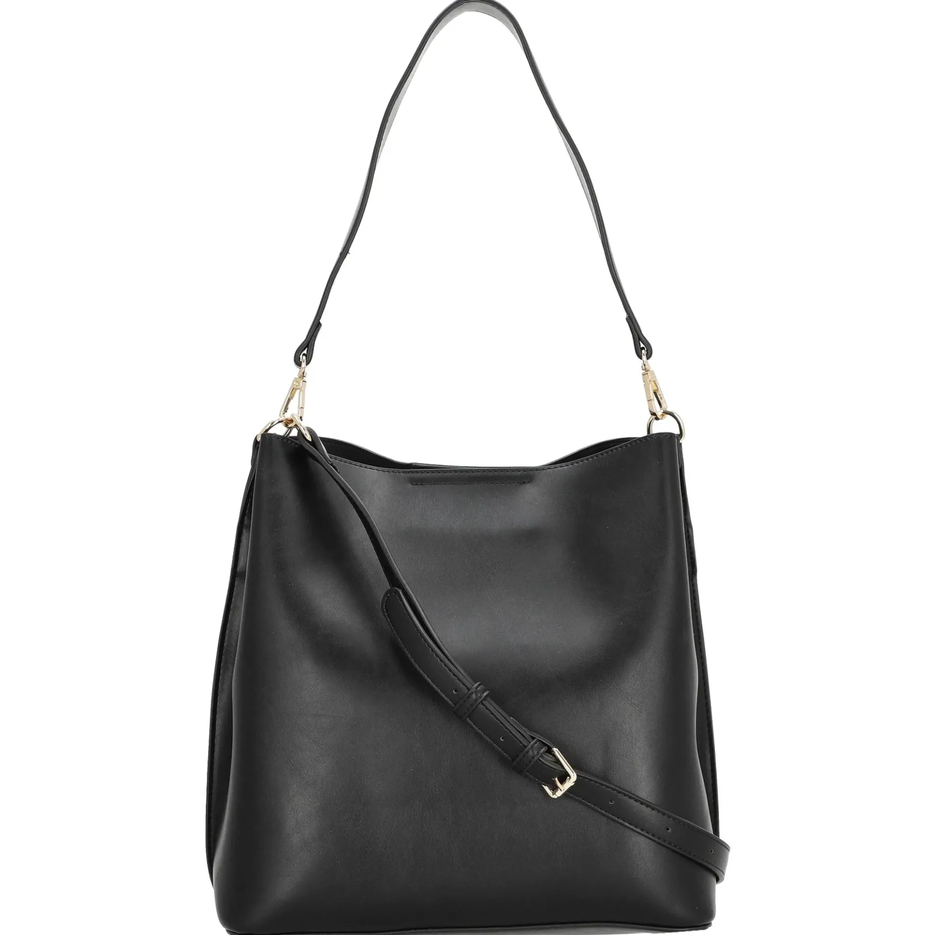 Lilla Ro Midi Hobo - Schultertasche 30 cm (schwarz)