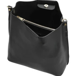 Lilla Ro Midi Hobo - Schultertasche 30 cm (schwarz)