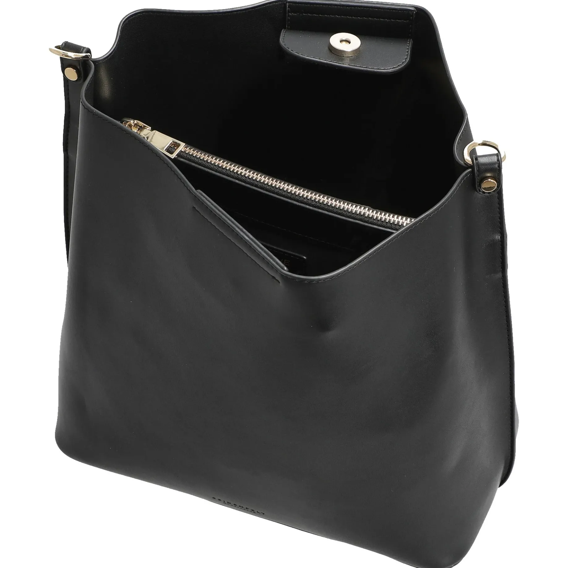 Lilla Ro Midi Hobo - Schultertasche 30 cm (schwarz)