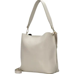 Lilla Ro Midi Hobo - Schultertasche 30 cm (cream)