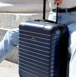 Line - 4-Rollen Kabinentrolley S 55 cm (navy)