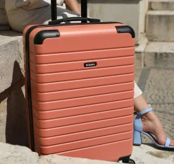 Line - 4-Rollen-Trolley M 67 cm (coral)