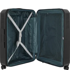 Lineo Stripe - 4-Rollen-Trolley L 76 cm erw. (black)