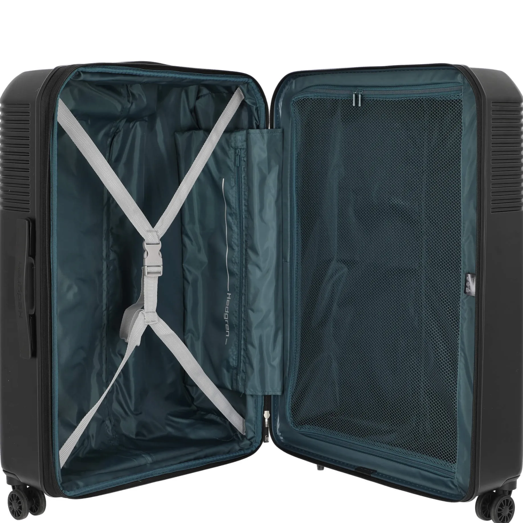Lineo Stripe - 4-Rollen-Trolley L 76 cm erw. (black)