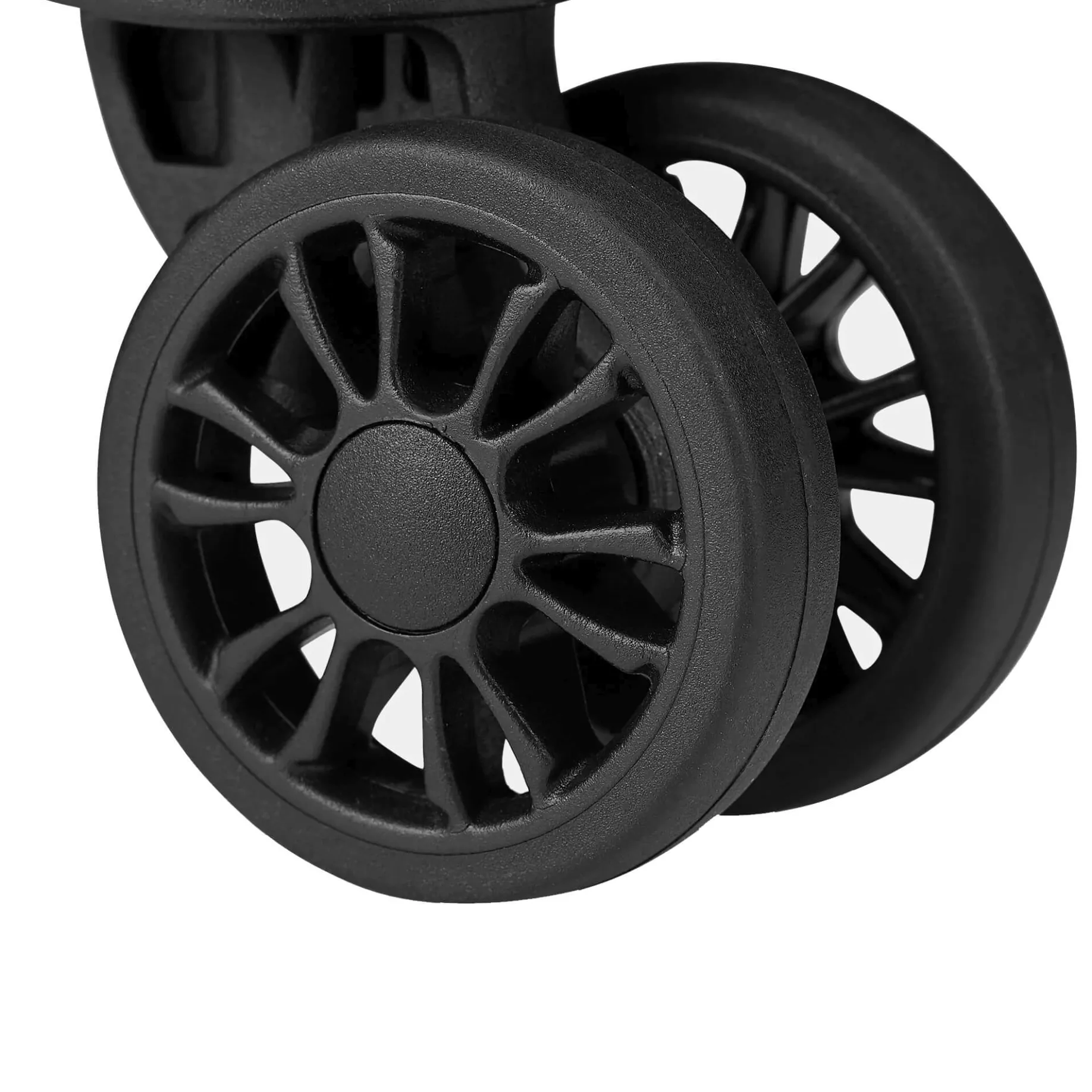 Lineo Stripe - 4-Rollen-Trolley M 66 cm erw. (black)