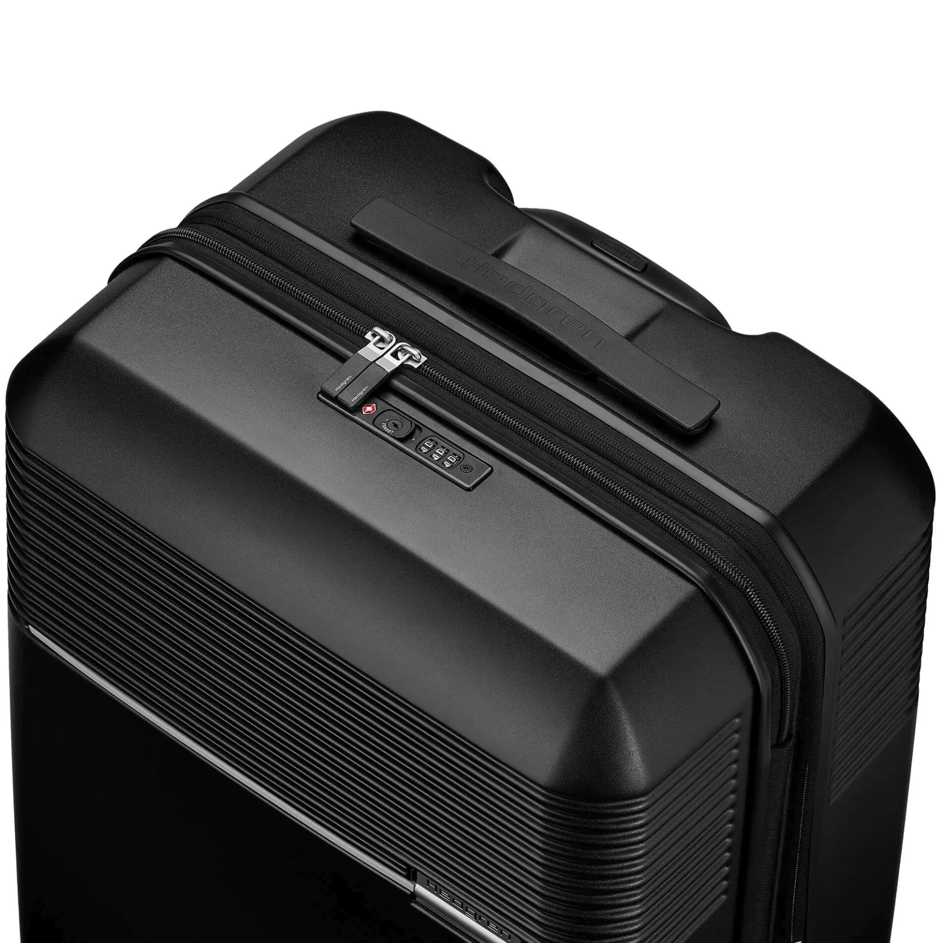 Lineo Stripe - 4-Rollen-Trolley M 66 cm erw. (black)