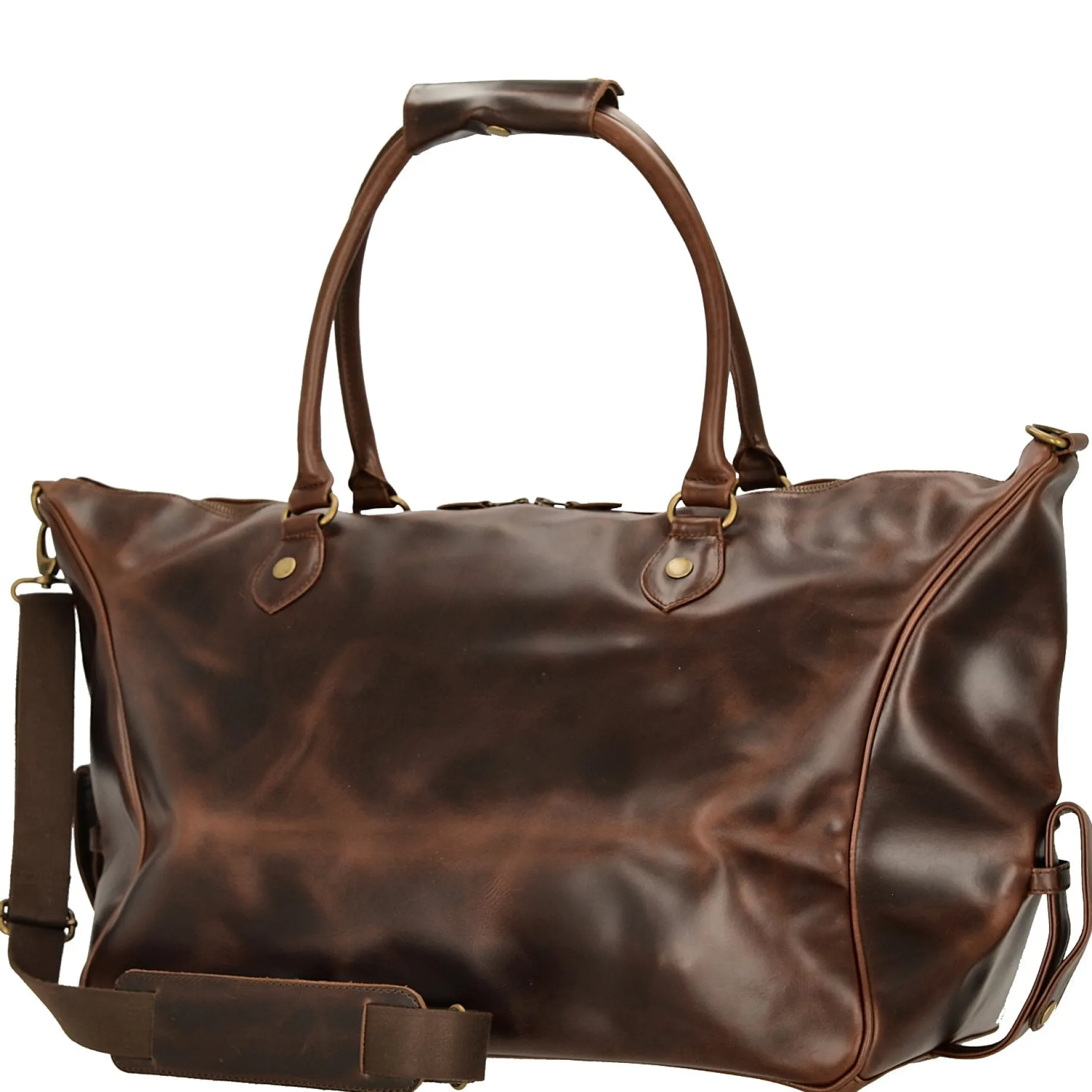 Linwood Weekender - Reisetasche 50 cm Leder (brown/dots)