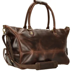Linwood Weekender - Reisetasche 50 cm Leder (brown/dots)