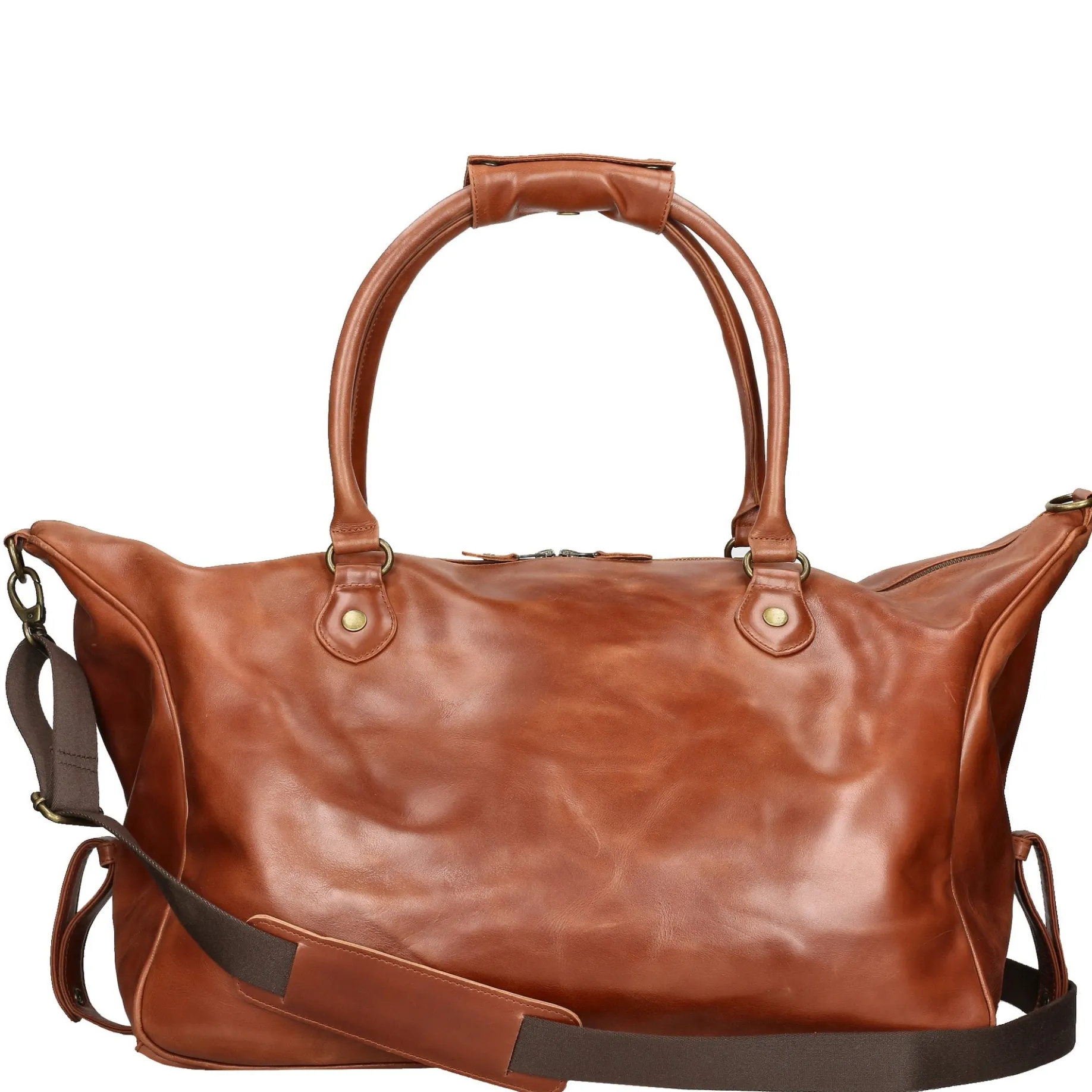 Linwood Weekender - Reisetasche 50 cm Leder (cognac/dots)