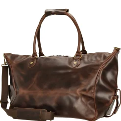 Linwood Weekender - Reisetasche 50 cm Leder (brown/blue)