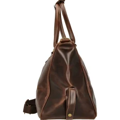 Linwood Weekender - Reisetasche 50 cm Leder (brown/blue)