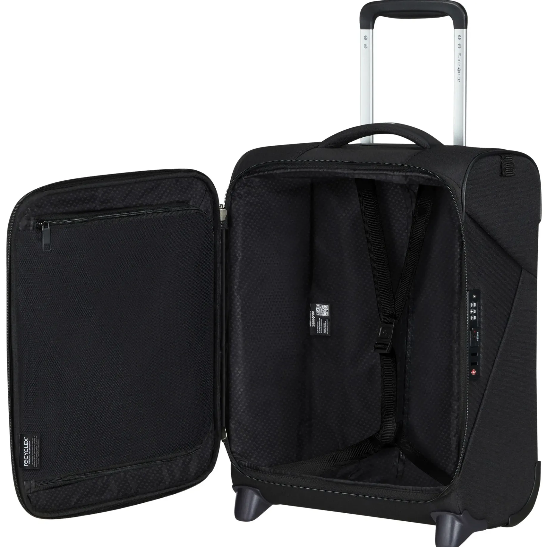 Litebeam - 2-Rollen Kabinentrolley Upright 45 cm (black)