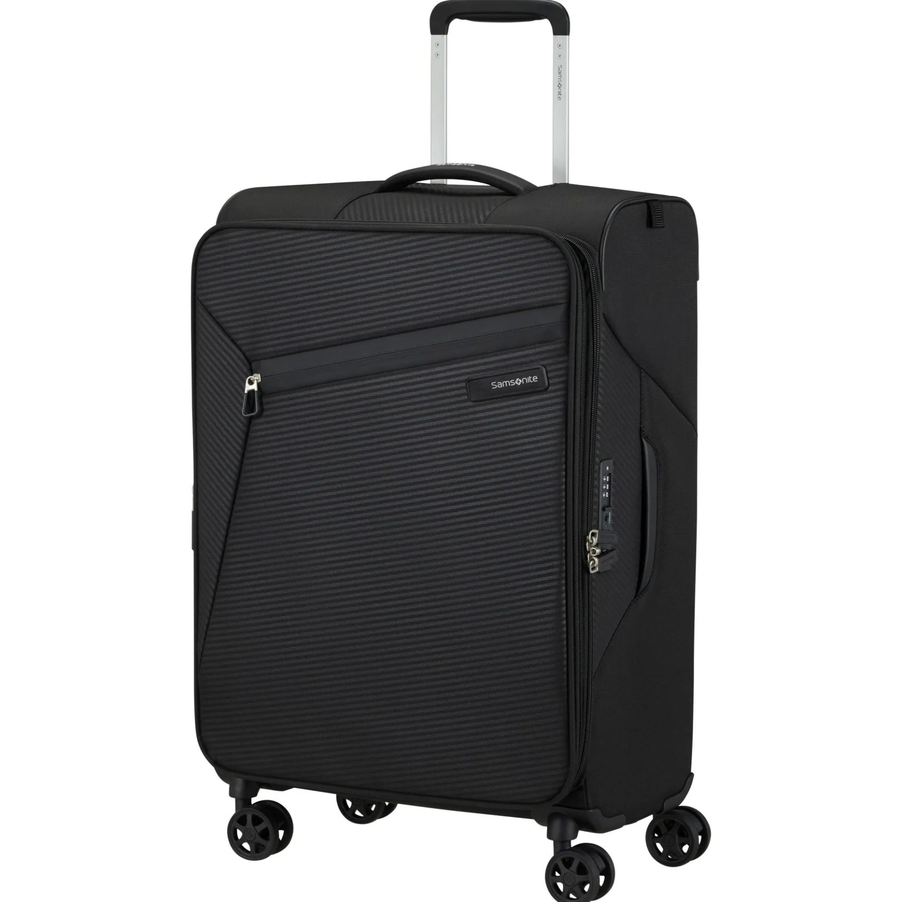 Litebeam - 4-Rollen-Trolley M 66 cm erw. (black)