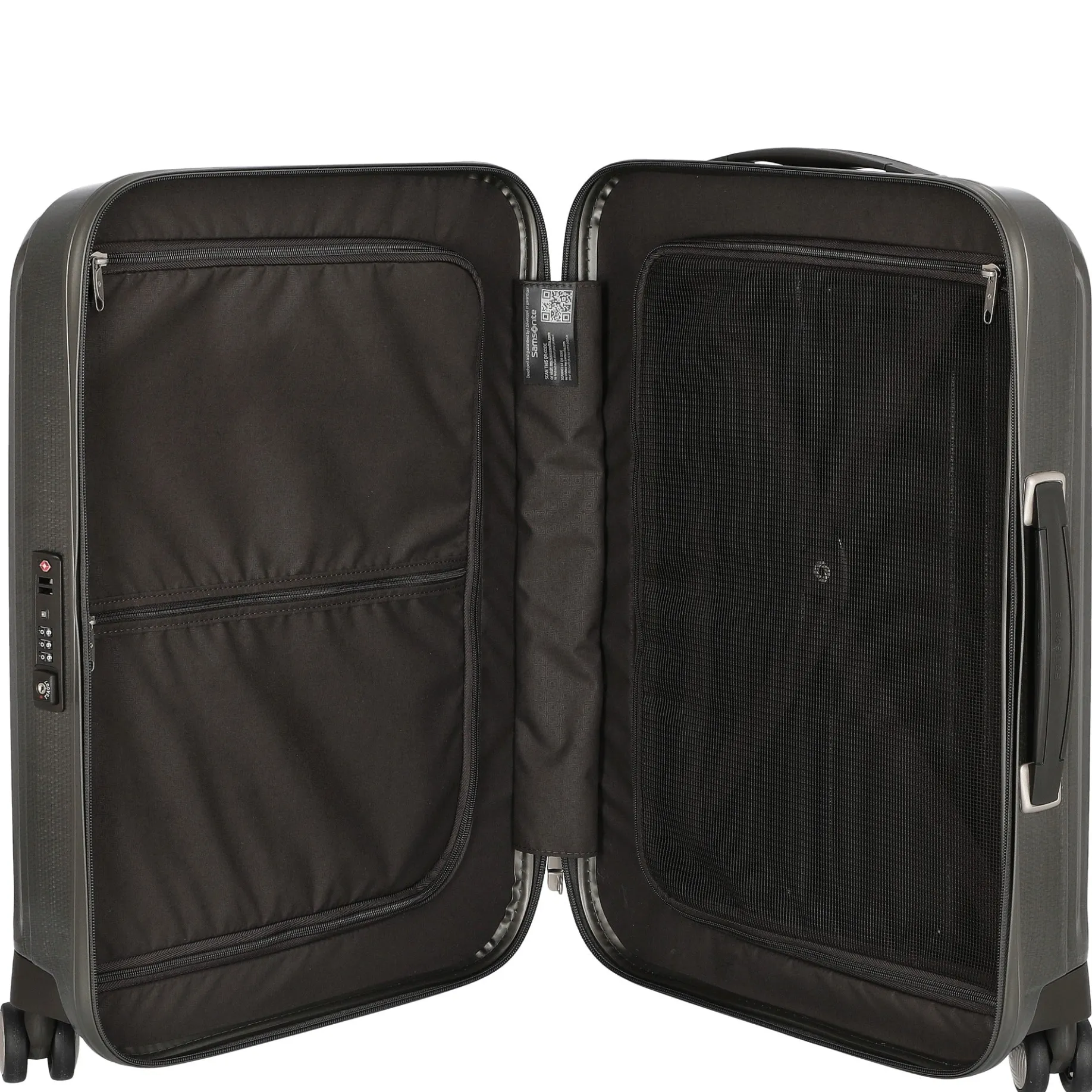 Lite-Cube - 4-Rollen-Kabinentrolley 55 cm (dark olive)