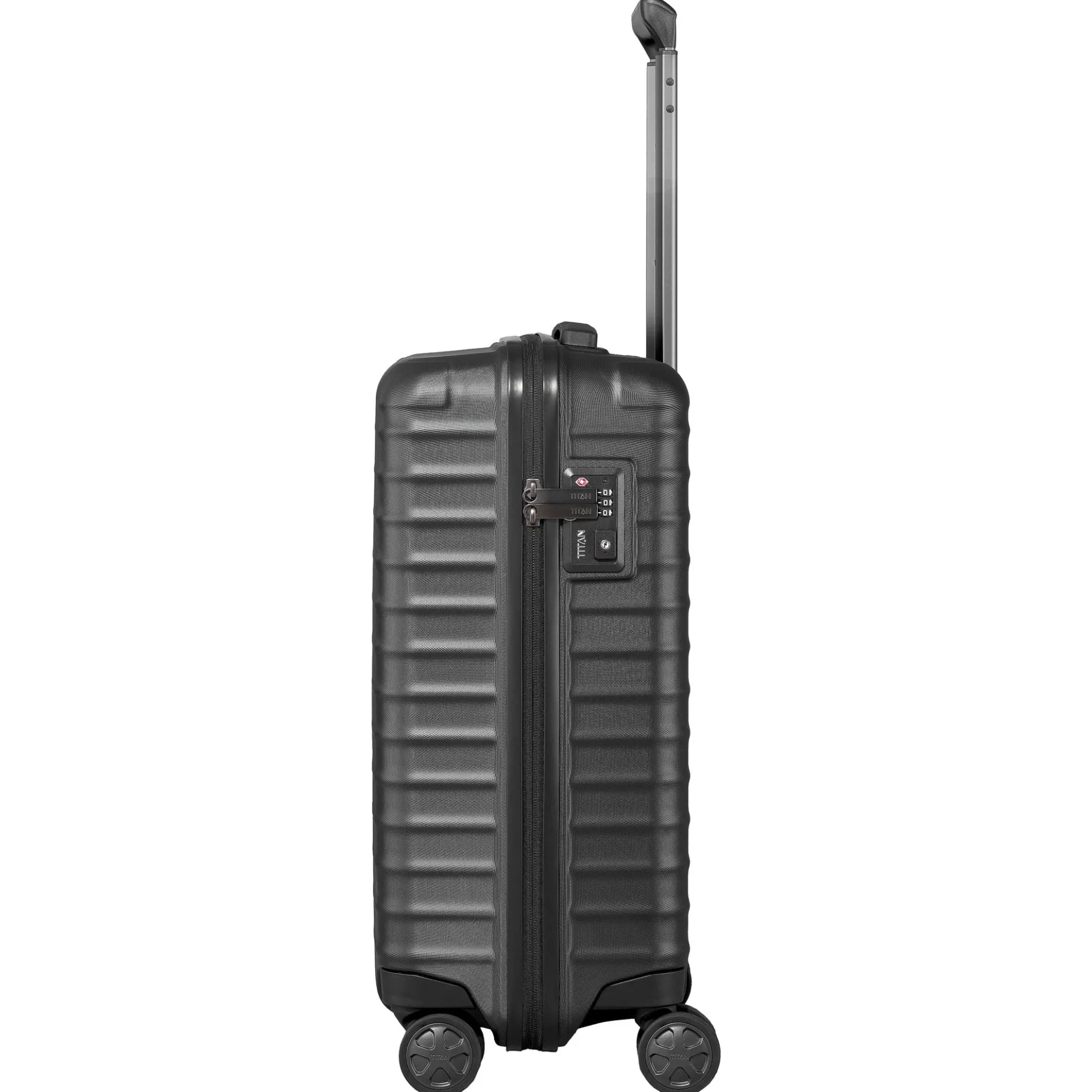 LITRON - 4-Rollen-Kabinentrolley 55 cm (Schwarz)