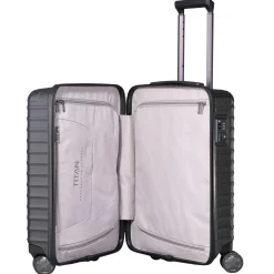 LITRON - 4-Rollen-Kabinentrolley 55 cm (Schwarz)