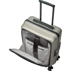 LITRON FRAME - 4-Rollen-Kabinentrolley mit Vortasche 55 cm (champagner)
