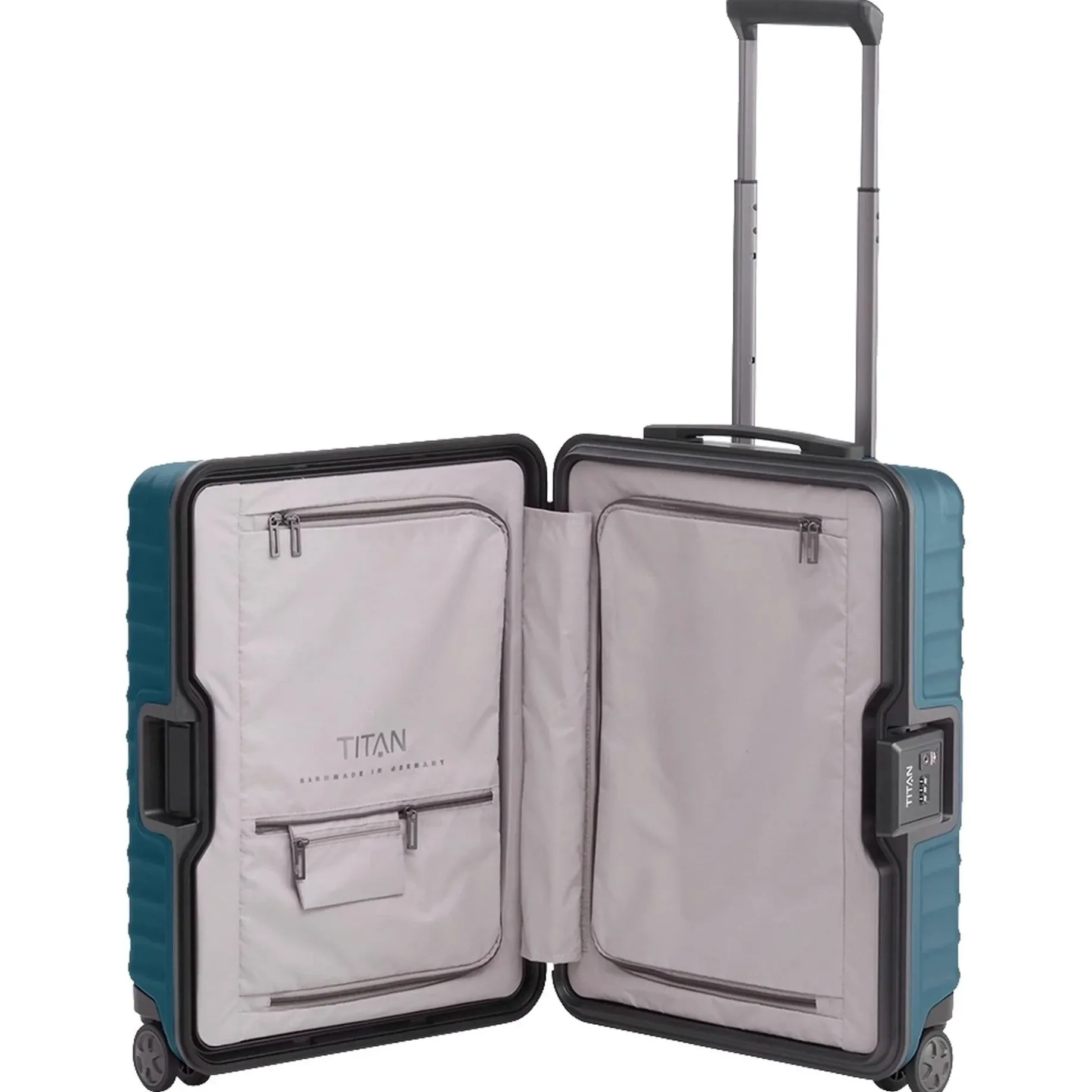 LITRON FRAME - 4-Rollen-Kabinentrolley 55 cm (petrol)