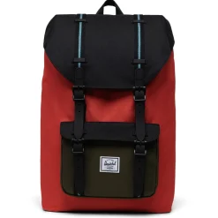 Little America Mid 17 - Rucksack 40 cm (chili/black/ivy green/storm blue)